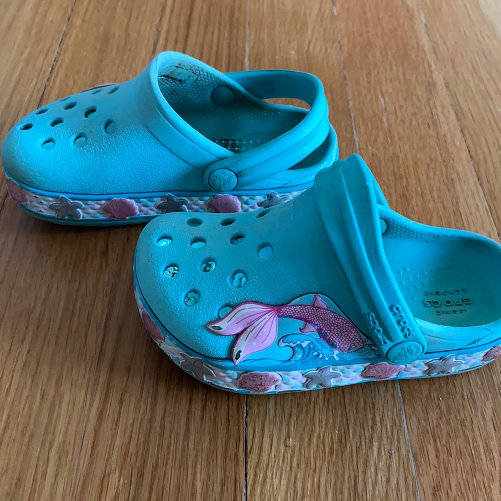 Mermaid crocs